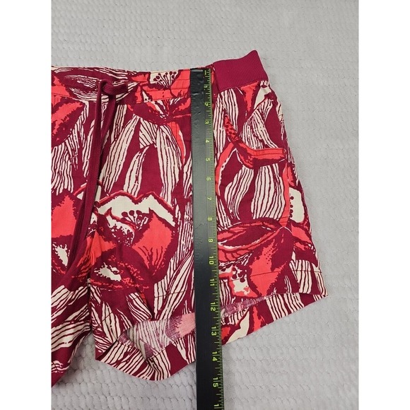 Lucky Brand Shorts Womens Medium 100% Linen Elastic Waist Pockets - Picture 2 of 6